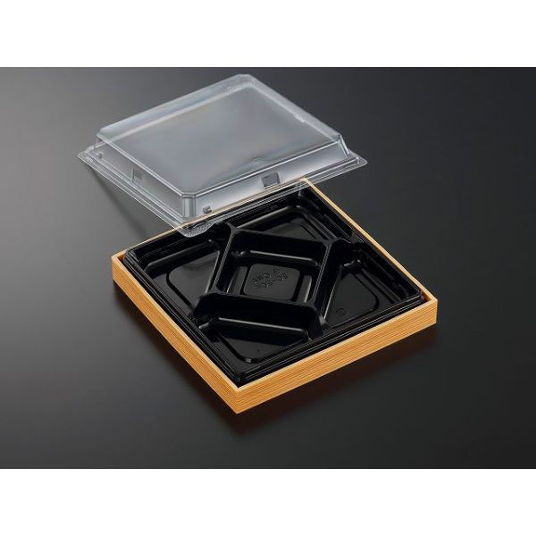 中央化学 折箱 CWA 20-20F 黒-赤杉 (ボ) 965764 1ケース(180個(20個×（直送品）