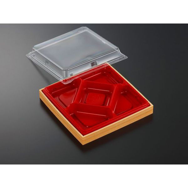 中央化学 折箱 CWA 20-20F 赤-赤杉 (ボ) 975581 1ケース(180個(20個×（直送品）