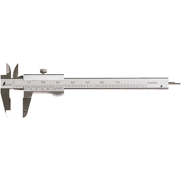 シンワ測定 高級ミニノギス 70mm 19892 1本（直送品）