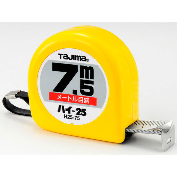 TJMデザイン ハイー25 7.5m メートル目盛 ブリスター H25-75BL 1個（直送品）