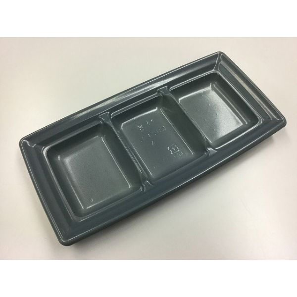 中央化学 軽食容器 CT 沙楽 KS24-12A NGR-BK 身 12500 1袋(50個)（直送品）