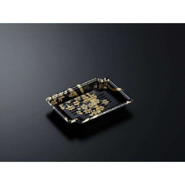 中央化学 刺身容器 CF かく鉢 17-12 松月BK-BK 身 288118 1ケース(1200個(50個×24))（直送品）