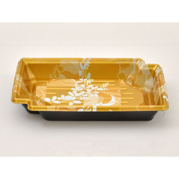 中央化学 刺身容器 CF かく鉢 17-11 みずえ金-BK 身 929414 1ケース(1200個(50個×24))（直送品）