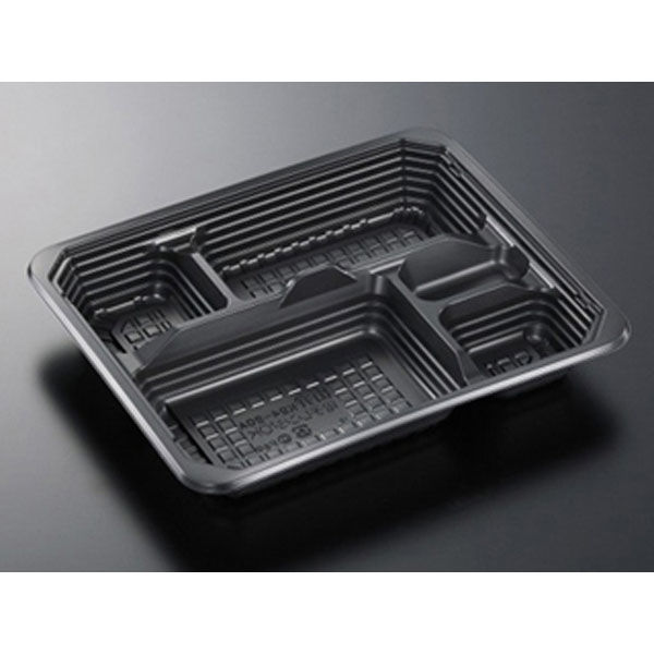 中央化学 弁当容器 HSA 街弁 K24-20A BK 身 152629 1ケース(600個(50個×12))（直送品）