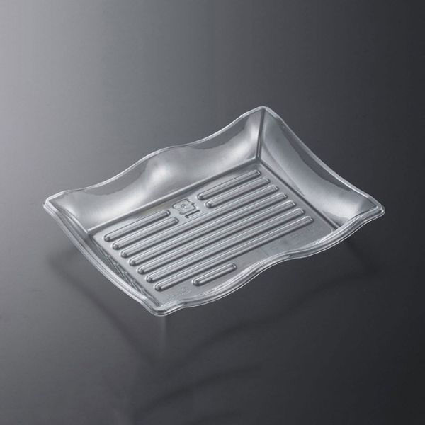 中央化学 透明トレー C-APG 磯波 2-1 身 249151 1ケース(600個(50個×（直送品）