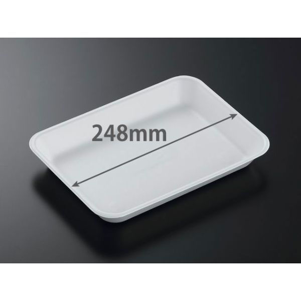 中央化学 発泡トレー C-65 新 白 383588 1袋(50個)（直送品）