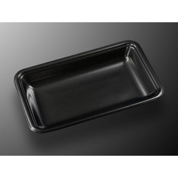 中央化学 発泡トレー CN 20-13E 黒-BK (L) 220145 1ケース(2100個(100個×21))（直送品）