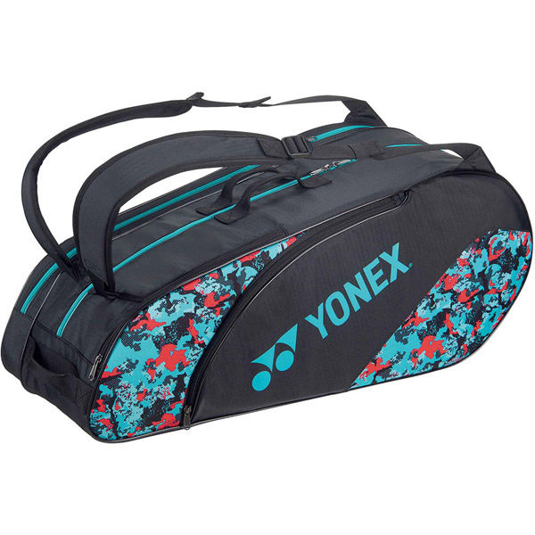 Yonex（ヨネックス） テニス ラケットバッグ6 (テニス6本用) アクア BAG2322G 1個（直送品） - アスクル