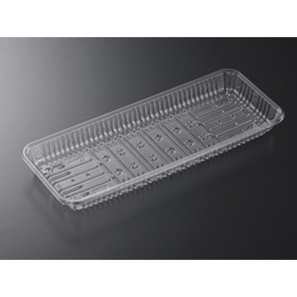 中央化学 透明トレー CSR・N 33-14F O 6437 1ケース(800個(100個×8))（直送品）