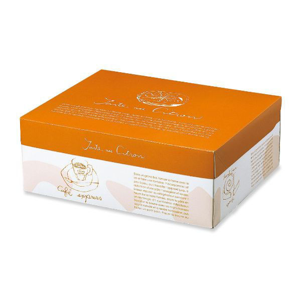 石渡 ケーキ箱 シトロンサービス箱 6号 70010 1ケース(100個)（直送品）