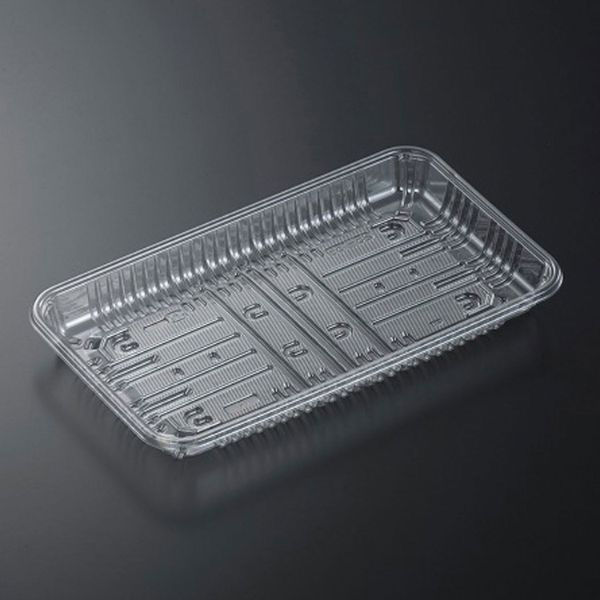 中央化学 透明トレー C-APG CSR 25-15E 273037 1ケース(800個(100個×8))（直送品）