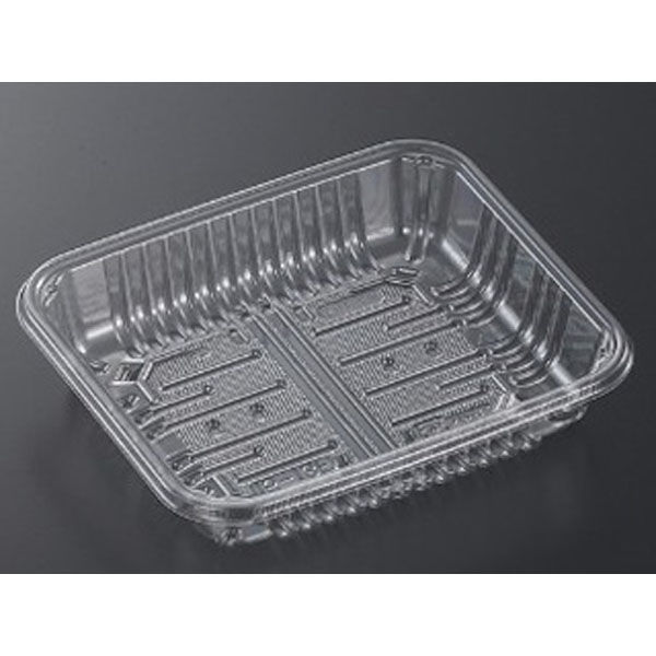 中央化学 透明トレー CSR・N15-13F O 190298 1袋(100個)（直送品）