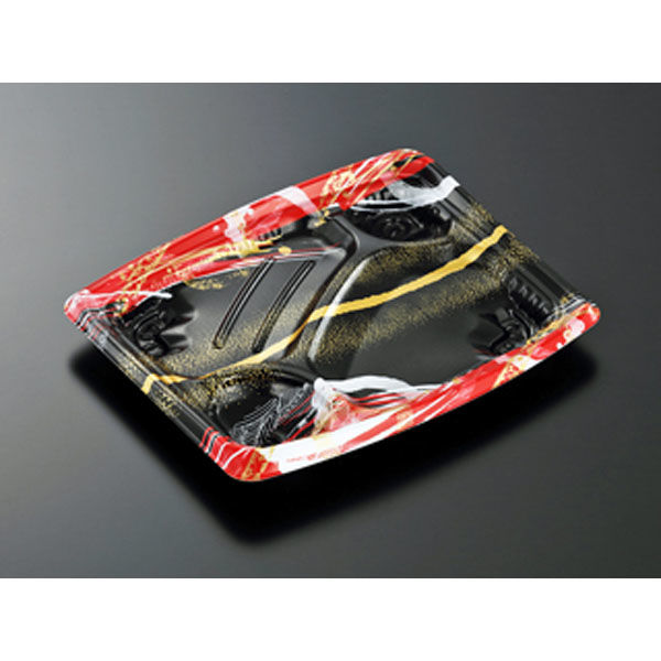 中央化学 弁当容器 CT もり弁 24-20C ことねR-BK 411595 1ケース(600個(50個×（直送品）