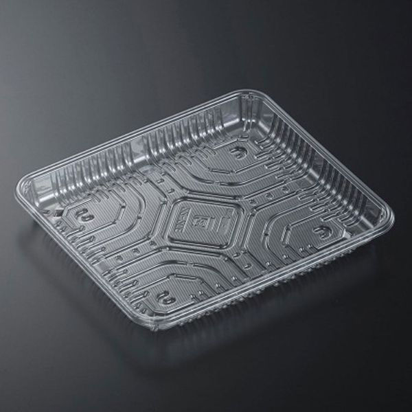 中央化学 透明トレー C-APG CSR 22-20E 271551 1ケース(800個(100個×8))（直送品）