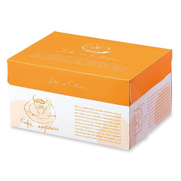 石渡 ケーキ箱 シトロンサービス箱 3.5号 70006 1ケース(200個)（直送品）