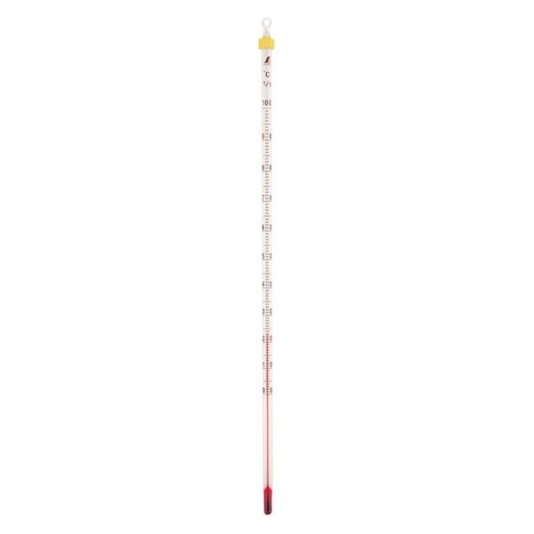 シンワ測定 棒状温度計 Hー5S アルコール 0~100°C 30cm 72749 1個（直送品）