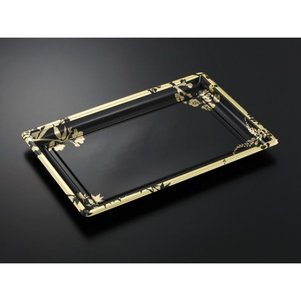 中央化学 刺身容器 DX 角皿 特4 花盛MT-BK 身 193649 1ケース(100個(25個×（直送品）