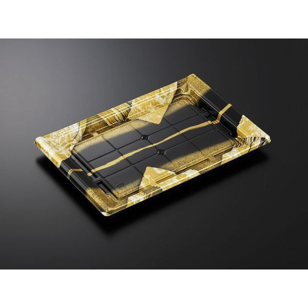 中央化学 刺身容器 CF 宴角 34-23 帯代BK-BK 身 178467 1ケース(200個(20個×（直送品）