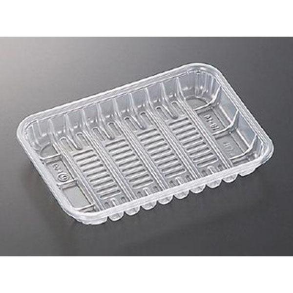中央化学 透明トレー PP 19-14 25791 1袋(100個)（直送品）