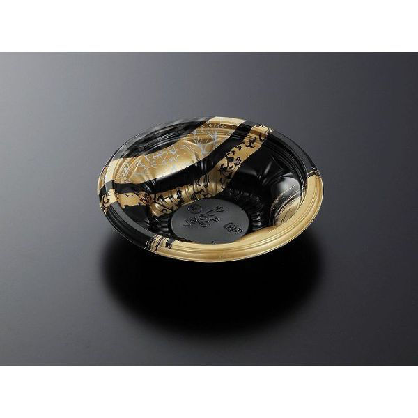 中央化学 どんぶり容器 CT うつわめし M16 こはくG-BK 身 351676 1ケース(800個(50個×（直送品）