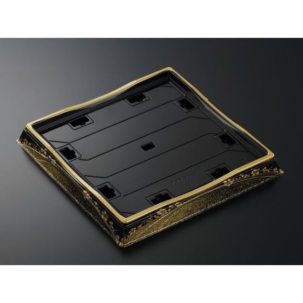 中央化学 寿司容器 HS 天城 30-5 まきえ金-BK 身 376046 1袋(10個)（直送品）