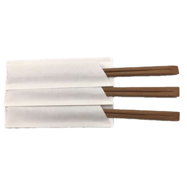 マスキ 割箸 竹天削21cm (炭化)白無地ハカマ袋 1999955 1袋(100個)（直送品）