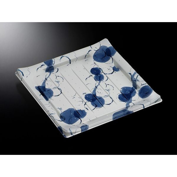 中央化学 刺身容器 CT 波ね皿 24-24 時雨B 身 140061 1ケース(200個(50個×4))（直送品）