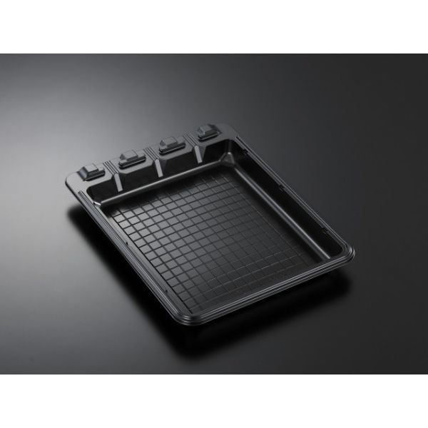 中央化学 オードブル容器 HS バット 28-36 BK 身 271106 1袋(25個)（直送品）