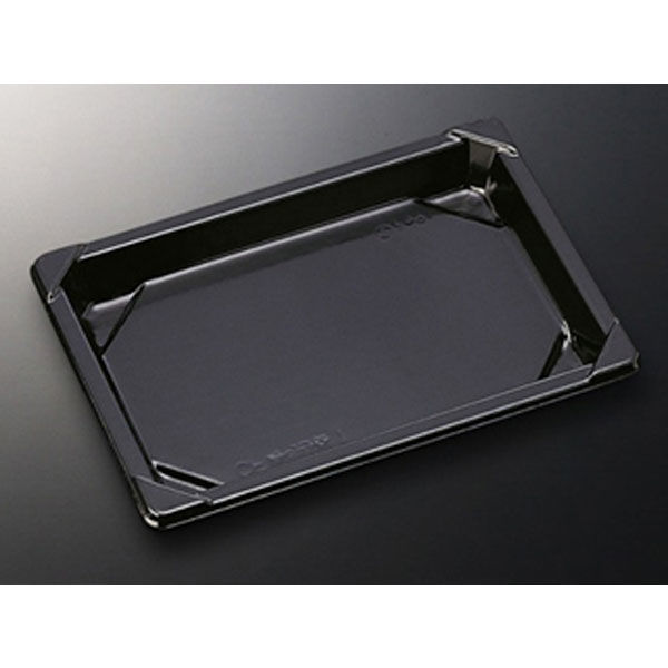 中央化学 CF 寿司容器 L1 黒-BL身 134882 1ケース(1200個(50個（直送品）