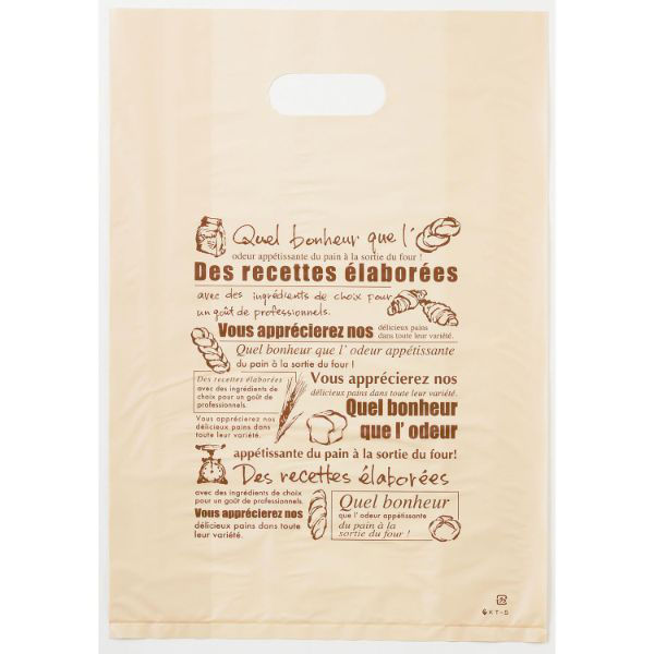 福重 持ち帰り袋 フランセノアゼット小判抜手提袋 中 KT-5 1ケース(1000個(100個×10))（直送品）