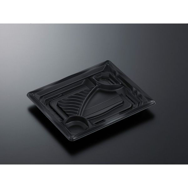 中央化学 弁当容器 CT いろは 23-19C BK 身 296814 1ケース(600個(50個×（直送品）