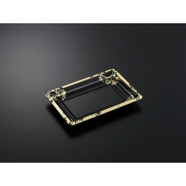 中央化学 刺身容器 DX 角皿 特大 花盛MT-BK 身 191593 1ケース(300個(50個×（直送品）