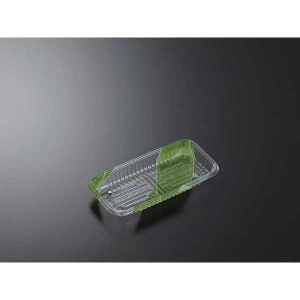 中央化学 透明トレー CSR・N20-10E O 笹流し 172684 1袋(100個)（直送品）