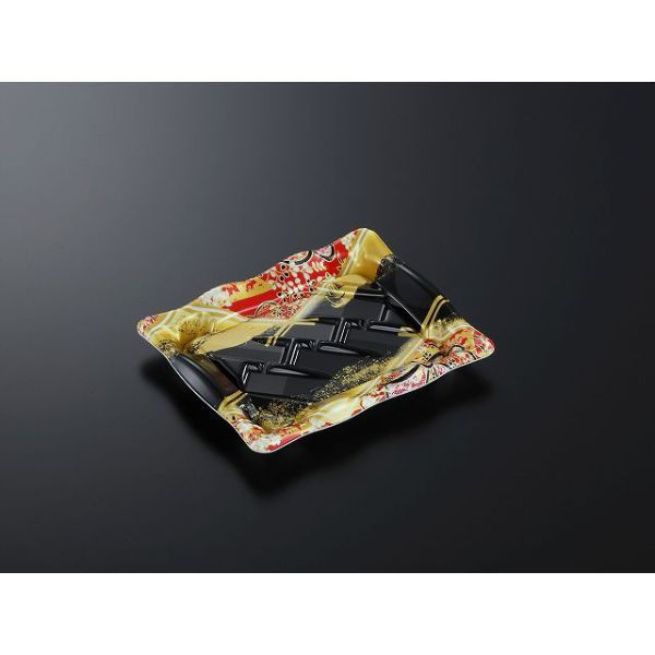 中央化学 寿司容器 かわら 6-2 京善R 身 287946 1ケース(1200個(50個（直送品）