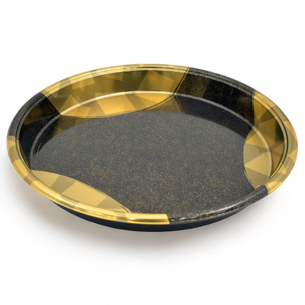 中央化学 寿司桶 DX 丸桶 60 金砂目-BK 身 106955 1袋(10個)（直送品）