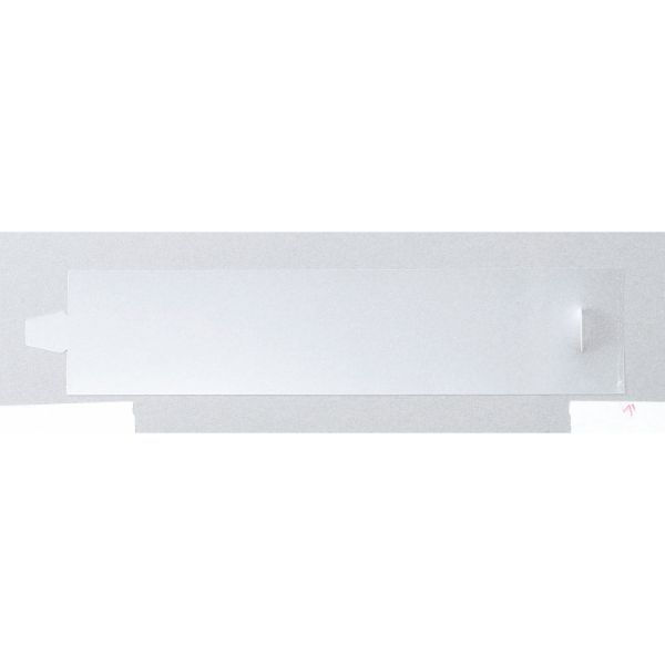 福重 フィルムシート ムースフィル テープ付き 無地 差込 バラ出荷 00684866 1袋(1000個)（直送品）