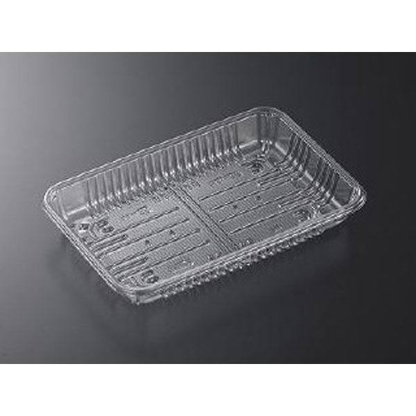 中央化学 透明トレー CSR・N22-15F O 7963 1ケース(1200個(100個×12))（直送品）