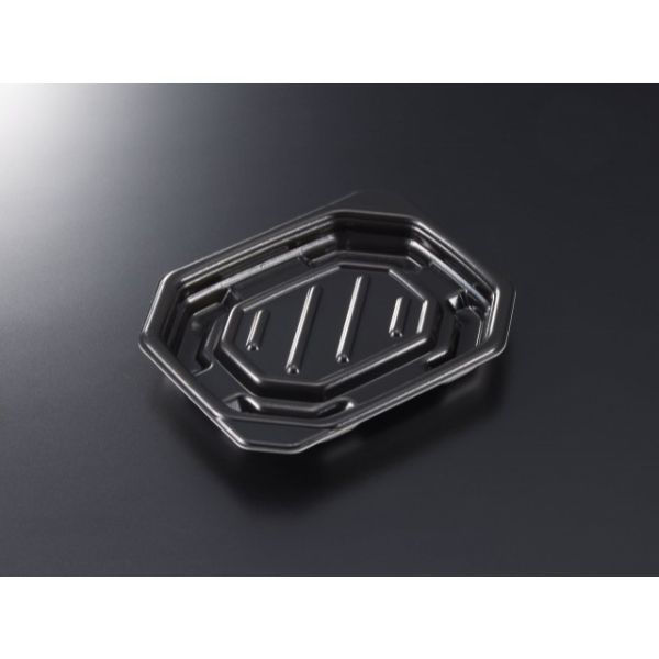 中央化学 軽食容器 TP デリグー 15-13 黒 身 19422 1ケース(1500個(50個×30))（直送品）