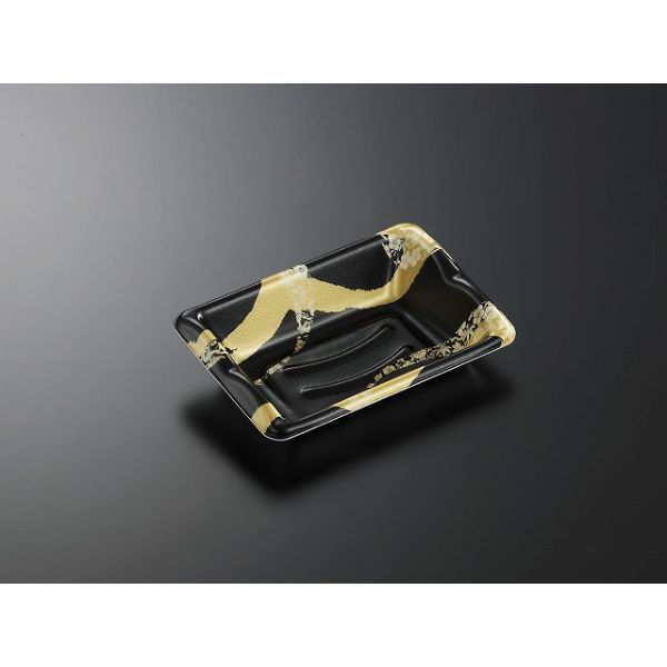 中央化学 刺身容器 ほなみ 18-12 筆千代BK 身1 908582 1ケース(1000個(50個×20))（直送品）