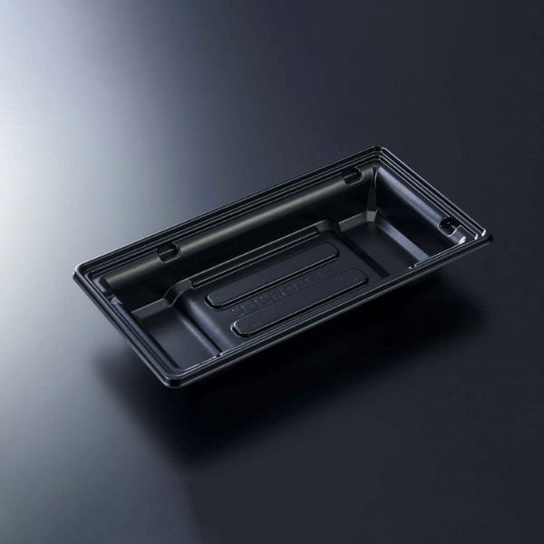 中央化学 どんぶり容器 CF あわせ箱 21-12 黒-BK 身 120402 1ケース(800個(50個×16))（直送品）