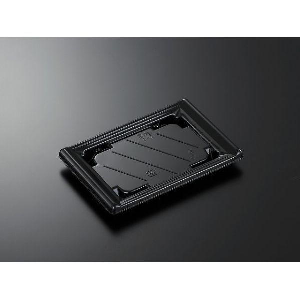 中央化学 刺身容器 CF 宴角 8-2 黒-BK 身 167569 1ケース(1000個(50個（直送品）