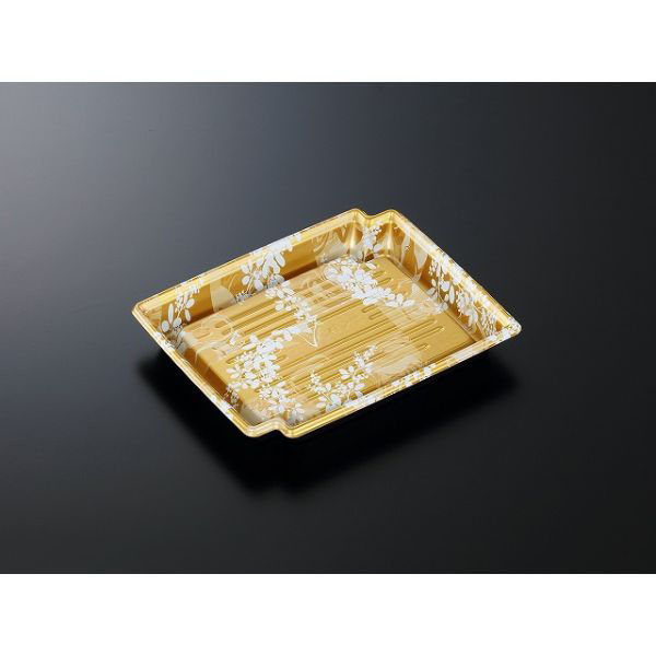 中央化学 刺身容器 CF かく鉢 20-16 みずえ金-BK 身 928457 1ケース(800個(50個×16))（直送品）