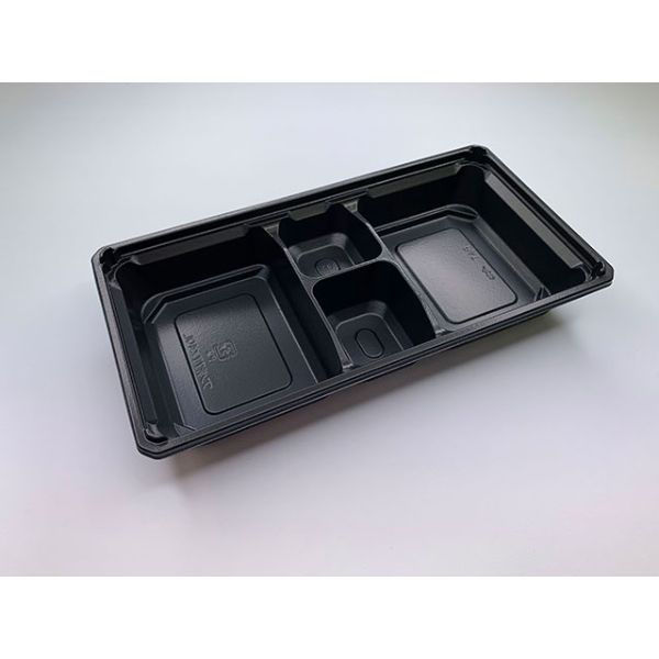 アクタ 折箱 ワン折 77×40L 黒 底 00522607 1袋(50個)（直送品）