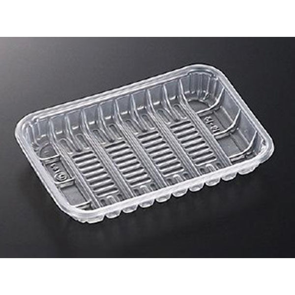 中央化学 透明トレー PP 19-13 25767 1袋(100個)（直送品）
