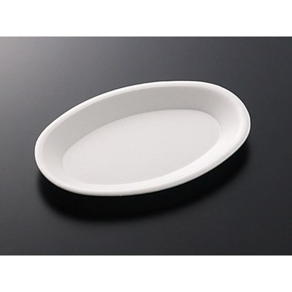 中央化学 オードブル容器 小判皿 20 (L) 10504 1ケース(2200個(100個×22))（直送品）