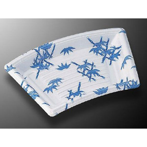 中央化学 鮮魚トレー 竹扇 102 笹内 36111 1ケース(800個(50個×16))（直送品）