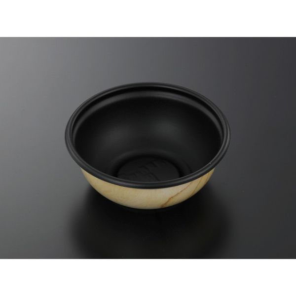 中央化学 どんぶり容器 SD 庵里丼 M15深 BK-輪Y 身 148874 1ケース(400個(50個×（直送品）