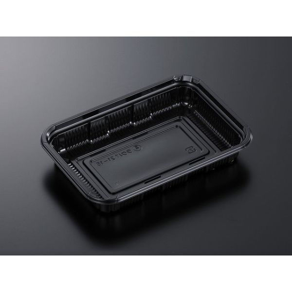 中央化学 軽食容器 HS ラクパ 21-15 BK 身 368076 1ケース(800個(50個×16))（直送品）