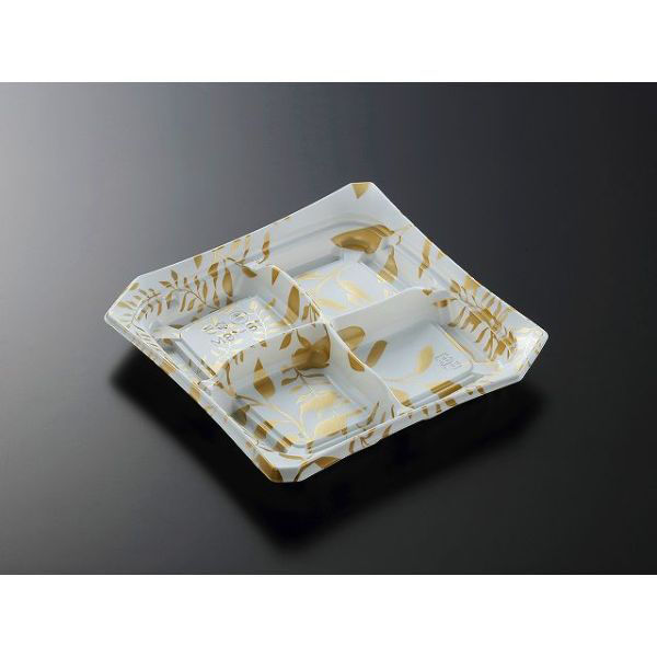 中央化学 軽食容器 CT ゆう 18-18M アリアG 身 608505 1ケース(900個(50個×（直送品）