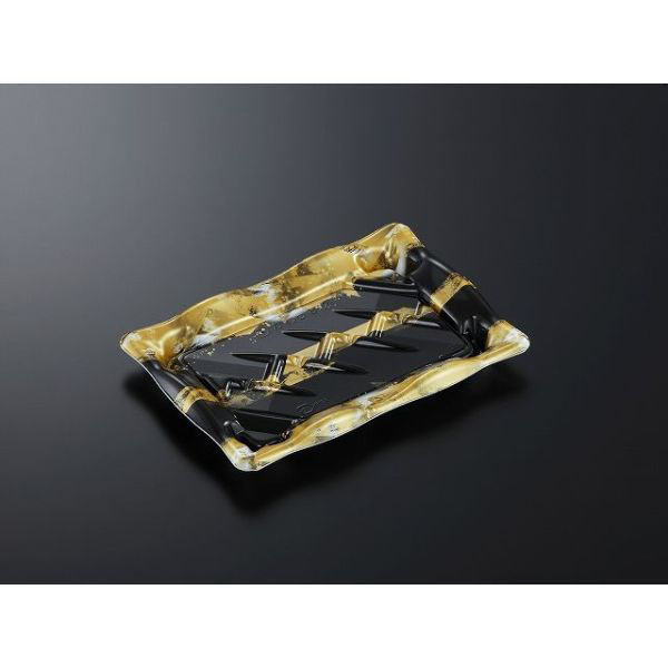 中央化学 寿司容器 かわら 8-2 金城BK 身 275099 1袋(50個)（直送品）